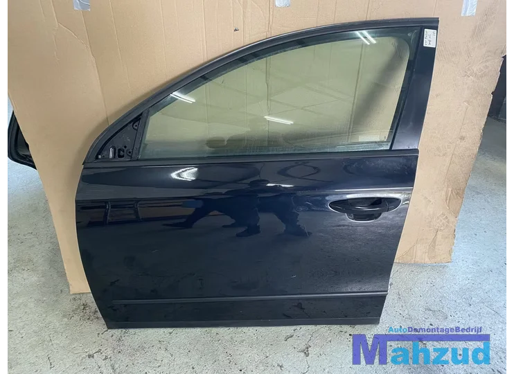 VW PASSAT B6 Zwart LC9Z Links voor deur portier 2005-2010