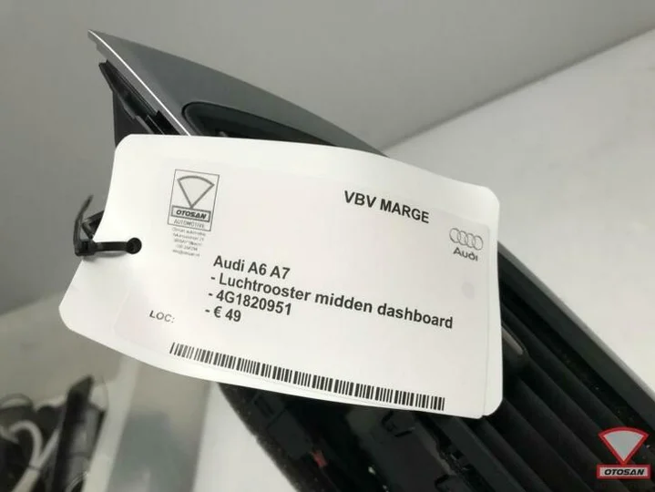 audi-a6-a7-4g-luchtrooster-midden-dashboard-4g1820951 — foto 3