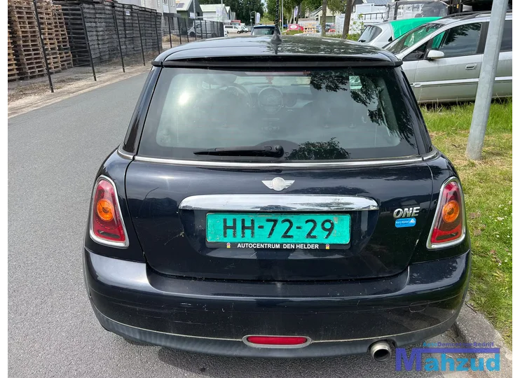 MINI R56 Zwart A25/9 achterklep 2005-2014