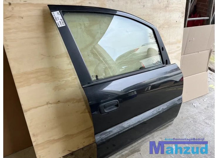 opel-zafira-a-zwart-z298-rechts-voor-deur-portier-19982005