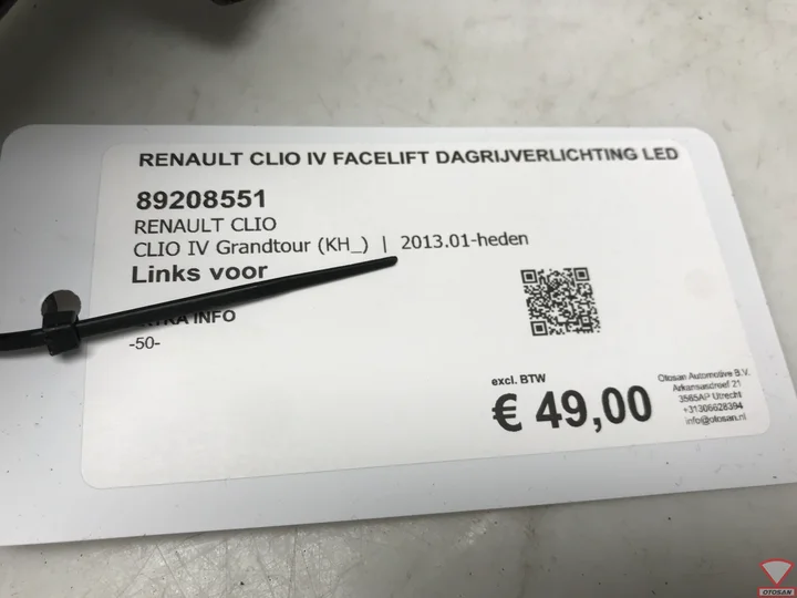 renault-clio-iv-fl-dagrijverlichting-led-links-266059367r-89208551- — foto 3