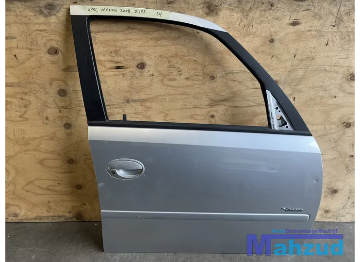 OPEL MERIVA A Zilver Z157 Rechts voor deur portier 2003-2010