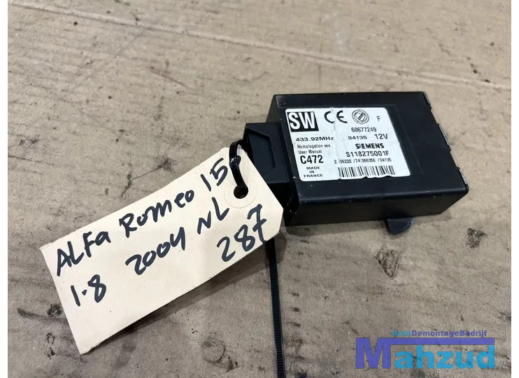 ALFA ROMEO 156 Radio computer relais 60677249 1997-2005
