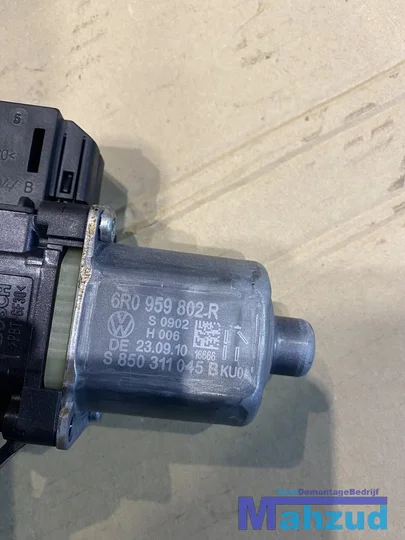 vw-polo-6r-rechts-voor-raam-mechaniek-motor-mechanismemotor — foto 5