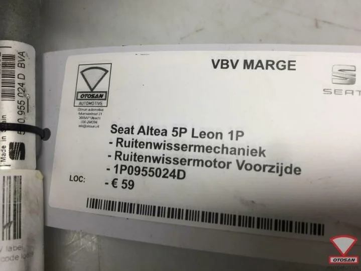 seat-altea-5p-leon-1p-ruitenwisser-mechaniek-+-motor-1p09550 — foto 2