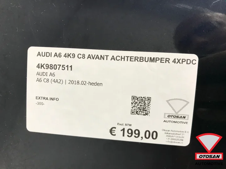 audi-a6-4k9-c8-avant-achterbumper-bumper-6xpdc-origineel — foto 4