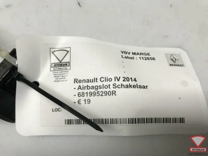 renault-clio-iv-2014-airbagslot-schakelaar-681995290r — foto 2