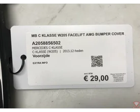 mb-c-klasse-w205-facelift-amg-bumper-cover-links-a2058856502 — foto 2