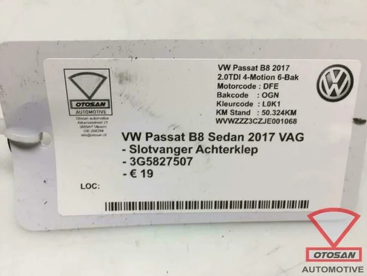 vw-passat-b8-2017-vag-slotvanger-achterklep-3g5827507 — foto 2
