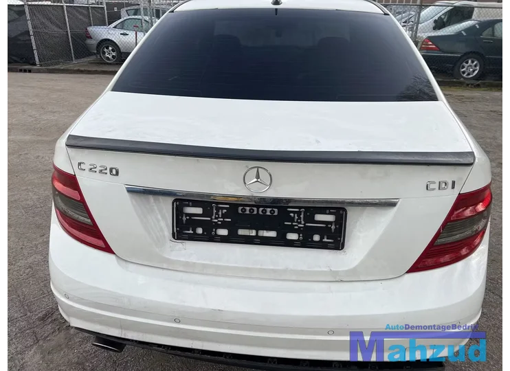 MERCEDES C KLASSE W204 WIT 650 achterklep 2007-2011