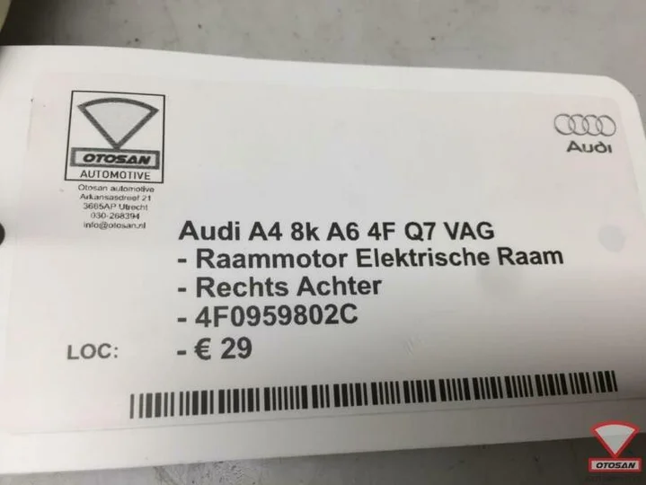 audi-a6-4f-vag-raammotor-rechts-achter-4f0959802c — foto 4