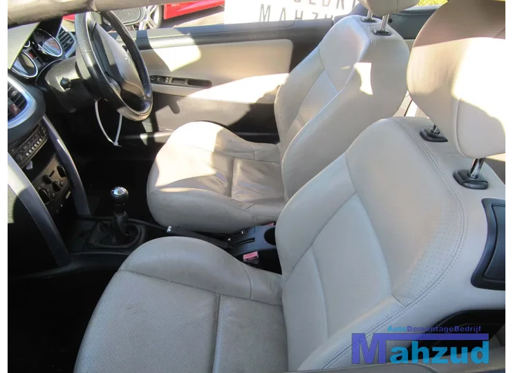 PEUGEOT 207 GT CC BEIGE LEER LEDER INTERIEUR COMPLEET cabrio