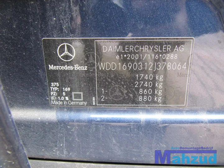 mercedes-w169-a150-15-motorblok-266920-motor — foto 18