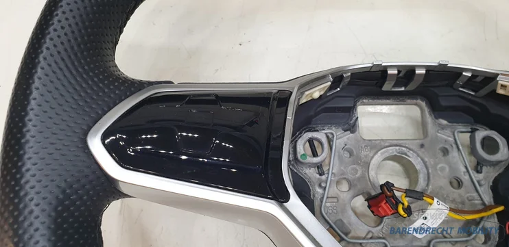 gti-stuur-vw-golf-8-viii-stuurwiel-5h0419089-leer-leder-geperforeerd-touchpad-flippers-sportstuur-mfd-origineel-gebruikt — foto 11