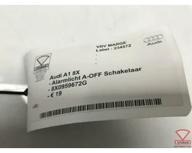 audi-a1-8x-alarmlicht-a-off-schakelaar-8x0959672g — foto 2