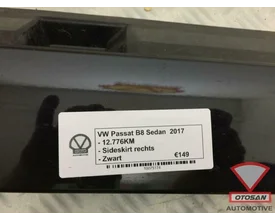 vw-passat-b8-2017-sedan-sideskirt-rechts-side-skirt-zwart — foto 2
