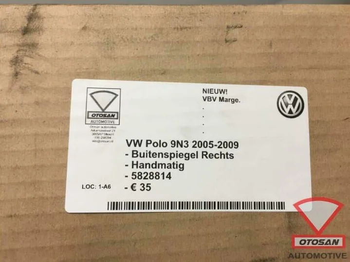 vw-polo-9n3-2005-2009-buitenspiegel-spiegel-rechts-nieuw!-58 — foto 4