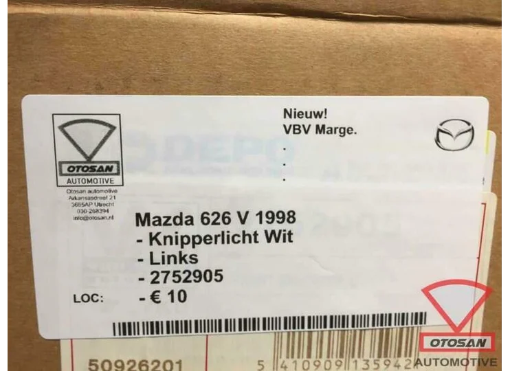 Mazda 626 V 1998 Knipperlicht Nieuw! Links 2752905