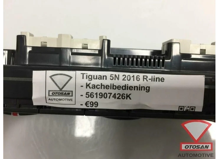 VW Tiguan 5N 2016 Kachelbediening Climate Control 561907426K
