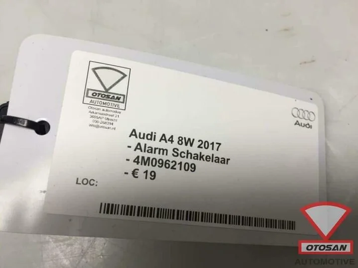audi-a4-8w-vag-alarm-schakelaar-4m0962109 — foto 2