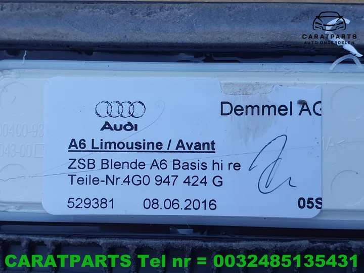 4g0947406g-4g0947405g-audi-a6-lichtlijst-a6-sierstrip-a6-4g — foto 8