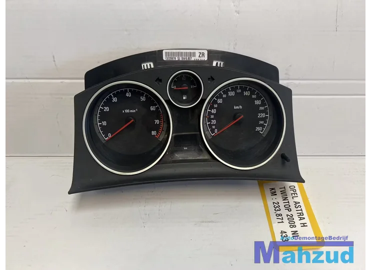 OPEL ASTRA H TWINTOP 1.8 Kilometer km teller unit 2005-2010 13225978 ZR