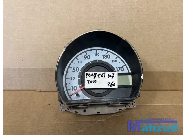 PEUGEOT 107 C1 Km teller instrumentenpaneel 2005-2014