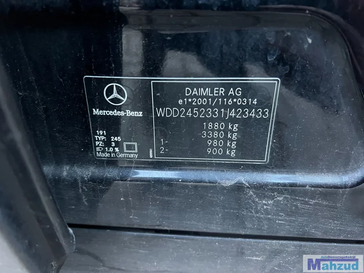 2008-mercedes-b-klasse-w245-zwart-191-demontage-266960-sloop — foto 27
