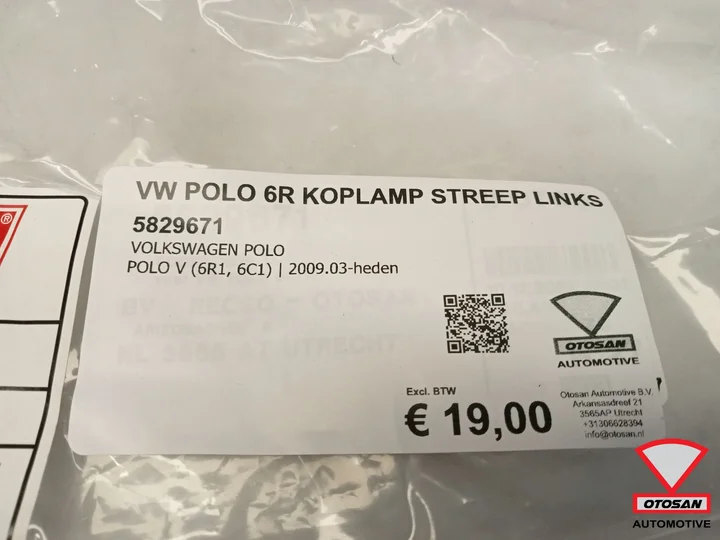 vw-polo-6r-koplamp-streep-houder-links-nieuw-6r0805931a — foto 2