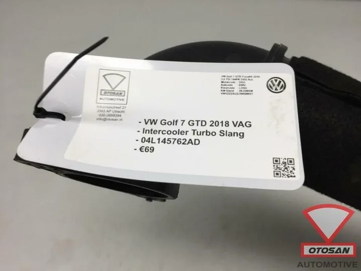 vw-golf-7-gtd-2018-vag-intercooler-turbo-slang-04l145762ad — foto 2