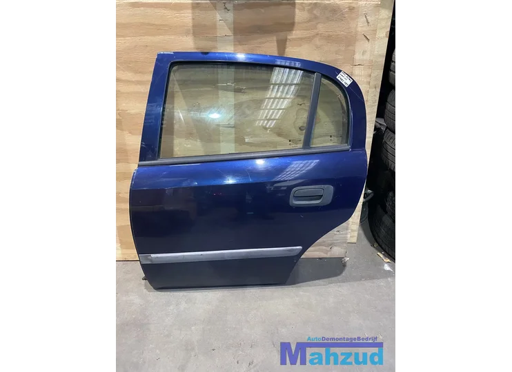 OPEL ASTRA G links achter LA Blauw Z282 deur portier