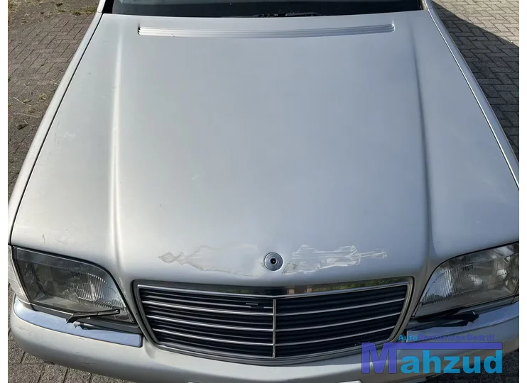 MERCEDES S KLASSE W140 Zilver motorkap grille 1991-1998