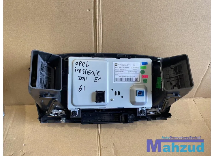 opel-insignia-a-middenconsole-compleet-scherm-radio-cd-speler