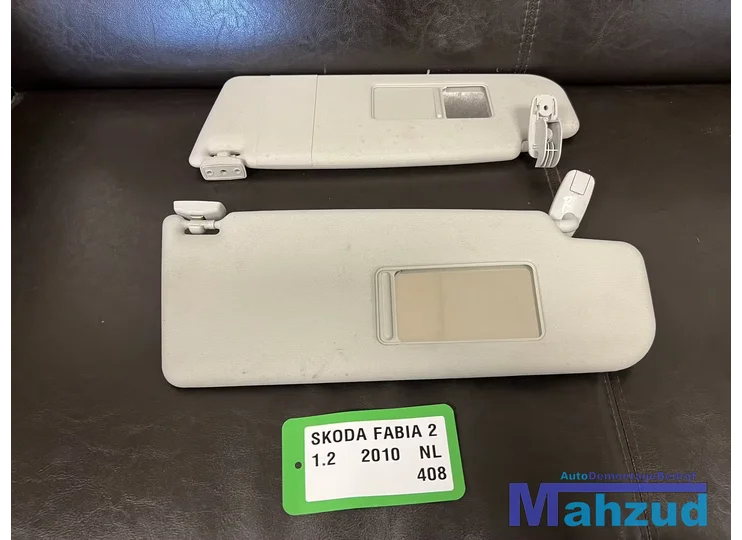 SKODA FABIA 2 Links rechts zonneklep 2006-2014