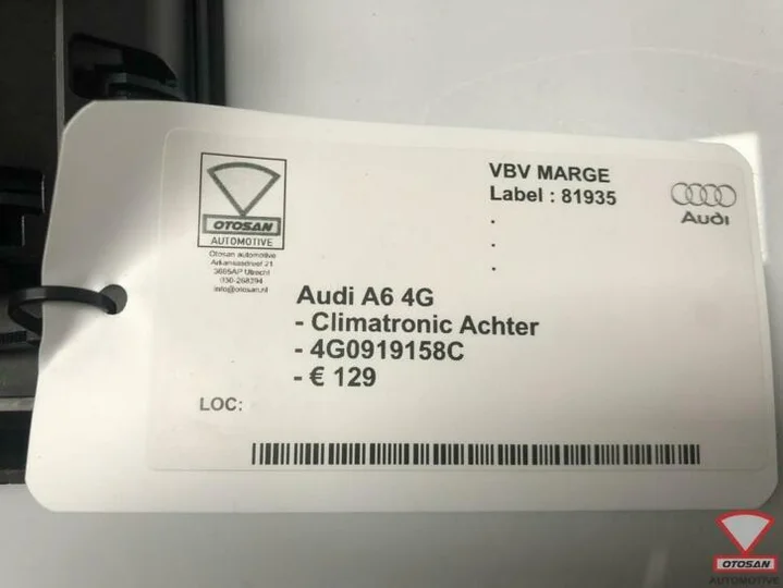 audi-a6-4g-climatronic-paneel-achter-4g0919158c — foto 4