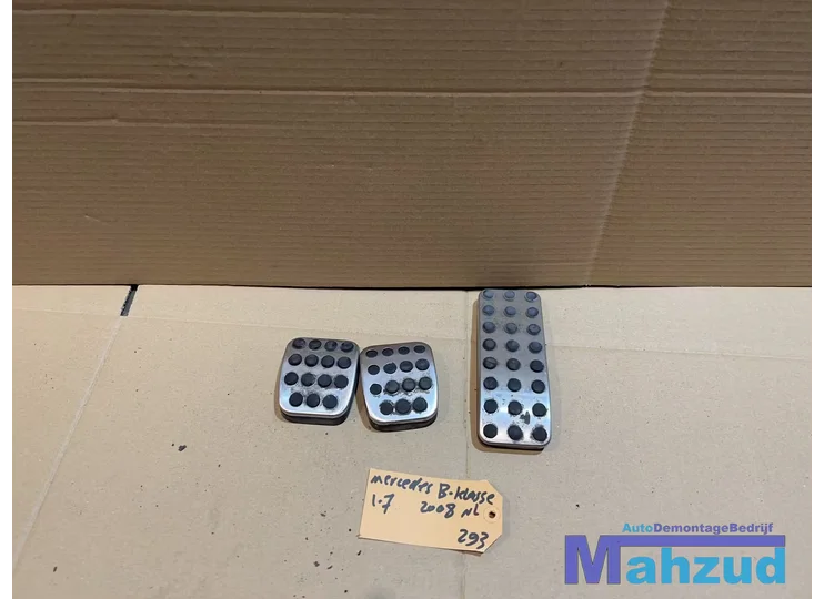 Mercedes B-klasse w245 pedaal rubber set 2005-2011