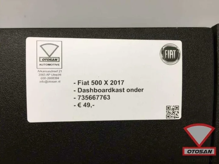 fiat-500x-2017-dashboardkast-dashboardkastje-onder-735667763 — foto 2