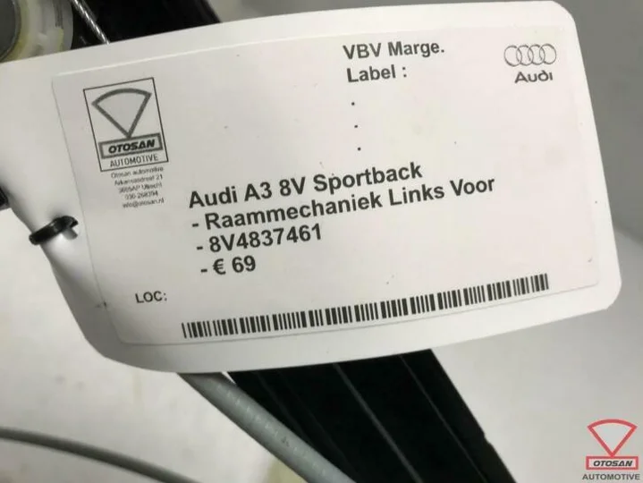 audi-a3-8v-raammechaniek-links-voor-8v4837461 — foto 2