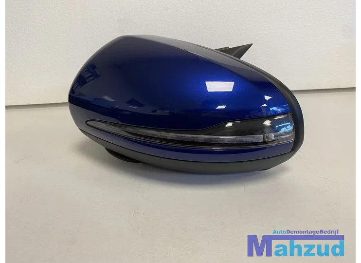 mercedes-glc-coupe-c253-blauw-links-spiegel-left-mirror-blue