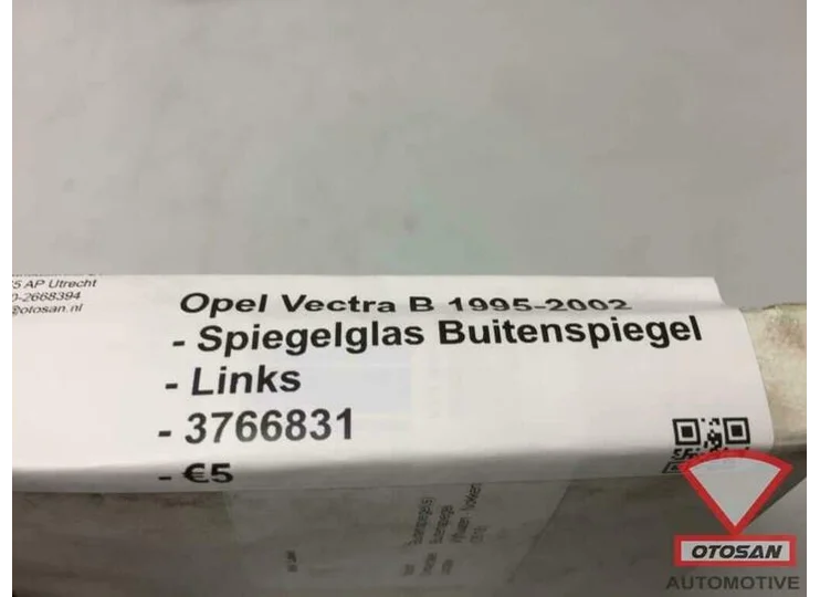 Opel Vectra B 95-02 Spiegelglas Buitenspiegel Links Nieuw! 3