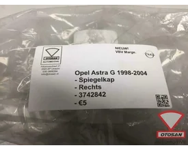opel-astra-g-1998-2004-spiegelkap-spiegel-kap-rechts-nieuw! — foto 3