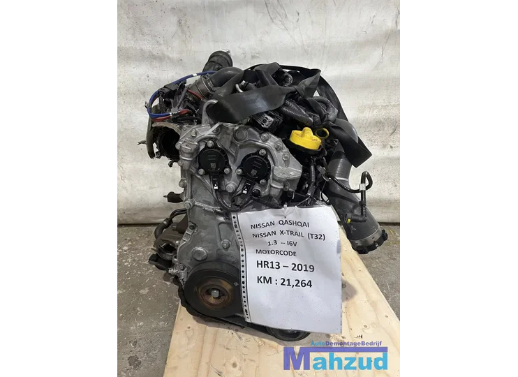 NISSAN QASHQAI X-TRAIL 1.3 DIG-T Motorblok HR13 motor