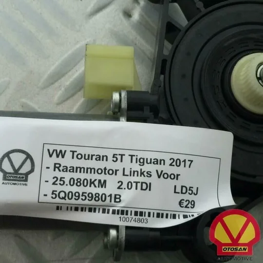 VW Touran 5T Tiguan Raammotor Links Voor 5Q0959801B — foto 2