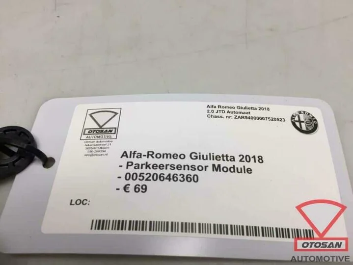 alfa-romeo-giulietta-18-parkeersensor-pdc-module-00520646360 — foto 3