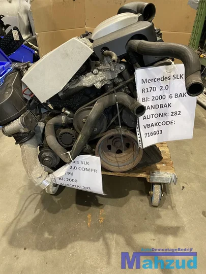 mercedes-slk-r170-20-111958-motorblok-motor-engine-compleet — foto 2