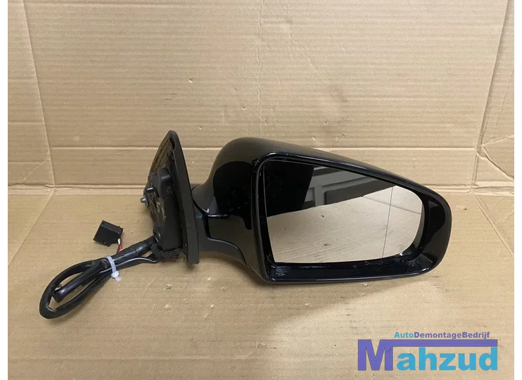 AUDI A6 C6 Zwart L49B RECHTS spiegel buiten 2004-2011