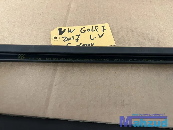 vw-golf-7-75-links-voor-raamrubber-binnen-buiten-20122019 — foto 2