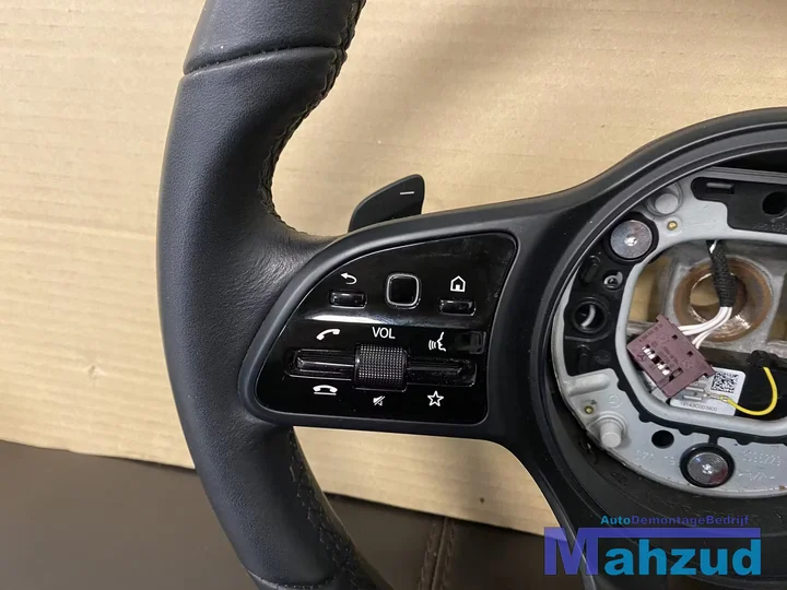 mercedes-a-cla-cls-klasse-w177-c118-zwart-leer-stuurwiel-stuur-2018 — foto 5