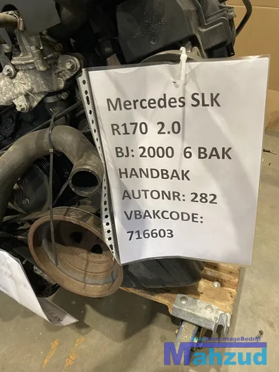 mercedes-slk-r170-20-111958-motorblok-motor-engine-compleet — foto 3