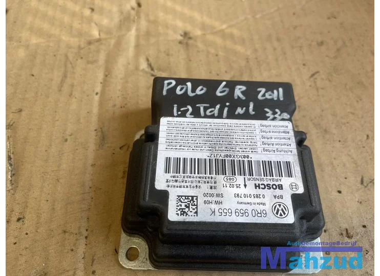 VW POLO 6R Airbag module 6R0959655K 2009-2014